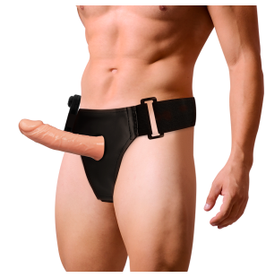 Harness Attraction Hollow Benny Harness mit Vibrator 15 cm oder 4,5 cm – Bild 1