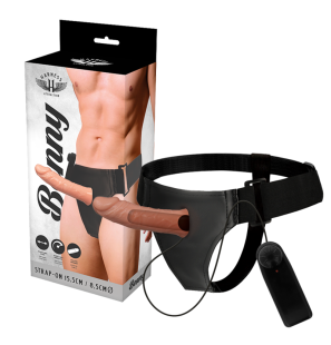 Harness Attraction Hollow Benny Harness mit Vibrator 15 cm oder 4,5 cm – Bild 2