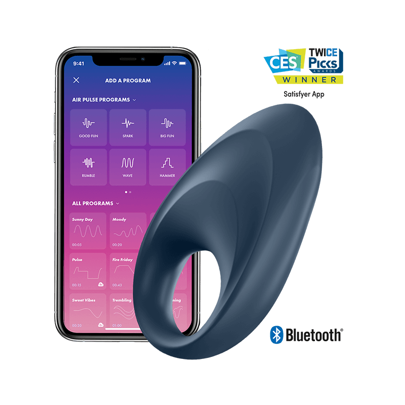 Satisfyer Mighty One app-controlled vibrating penis ring – image 1
