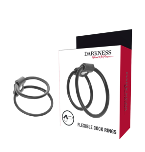 DARKNESS Duo Penis Rings for Intimate Wellness – image 1