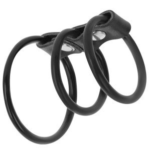 Lot de 3 anneaux péniens flexibles pour adultes – photo 2