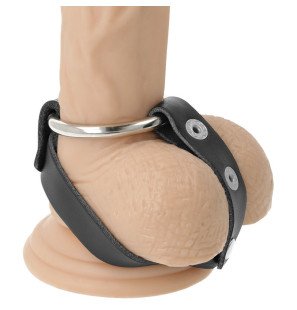 DARKNESS BDSM Penis Ring with Testicle Strap – image 2