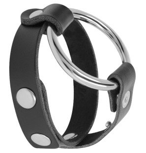 DARKNESS BDSM Penis Ring with Testicle Strap – image 3