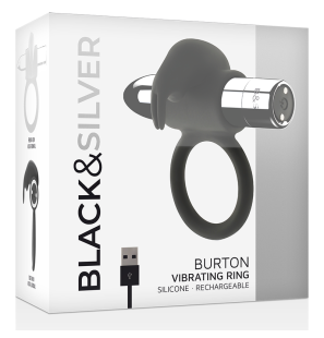 Rechargeable Vibrating Penis Ring with 10 Vibration Settings Burton – image 4