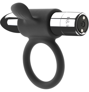 BLACK and SILVER Cameron Rechargeable Penis Ring, Silver – image 1