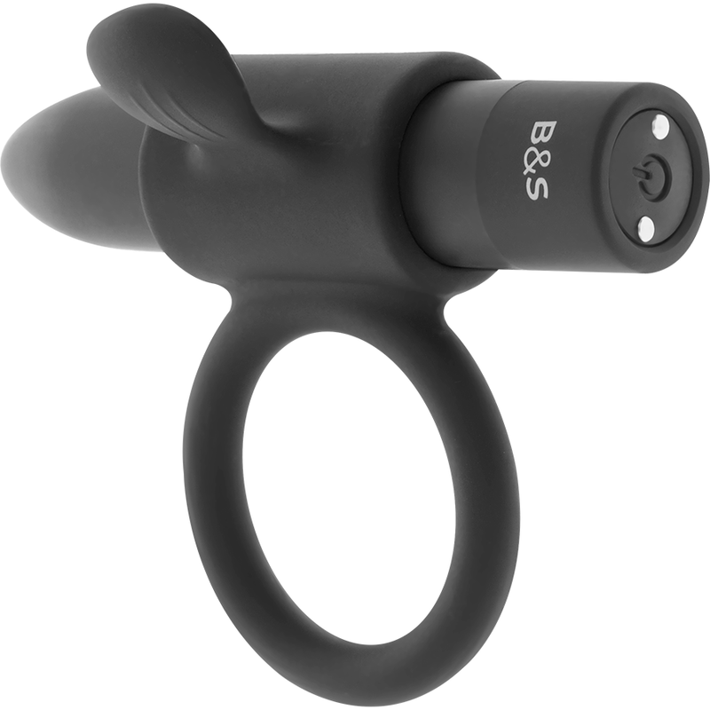 Cameron Black Rechargeable Vibrating Penis Ring in Black and Silver – image 1 Cameron Black Rechargeable Vibrating Penis Ring in Black and Silver – image 1