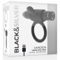 Cameron Black Rechargeable Vibrating Penis Ring in Black and Silver – image 5 Cameron Black Rechargeable Vibrating Penis Ring in Black and Silver – image 5