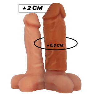 Przedłużka na penisa VIRILXL z płynnego silikonu 8,5 cm – zdjęcie 1