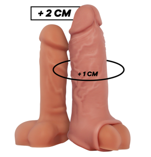VIRILXL V9 silikonowy przedłużacz penisa 13,5 cm – zdjęcie 1