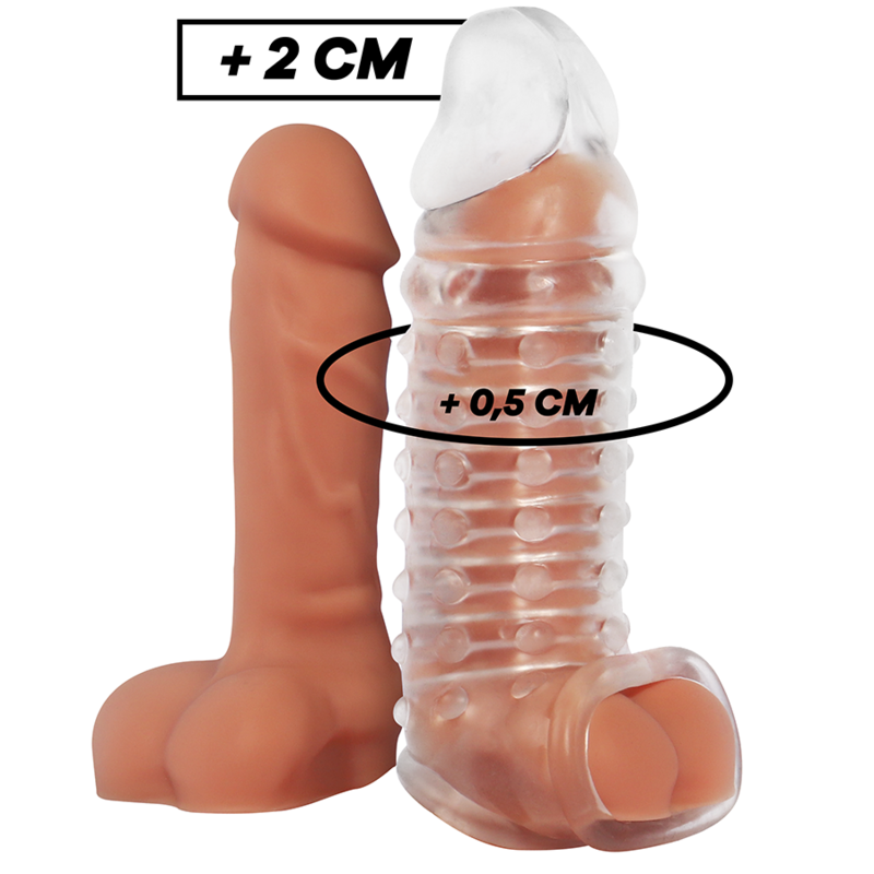 Transparent penis sleeve VIRILXL, 13,5 cm – image 1 Transparent penis sleeve VIRILXL, 13,5 cm – image 1