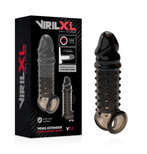 VIRILXL penis extension sleeve 13,5 cm black – image 2