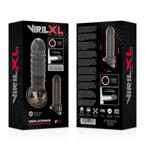 VIRILXL manchon d’extension pénienne V15 noir 13,5 cm – photo 9