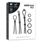 Addicted Toys – zestaw 7 elastycznych silikonowych pierścieni erekcyjnych – zdjęcie 7