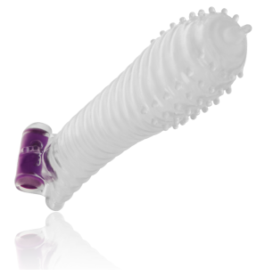 OHMAMA texturierte Penishülle mit vibrierender Kugel, 5 cm – Bild 2