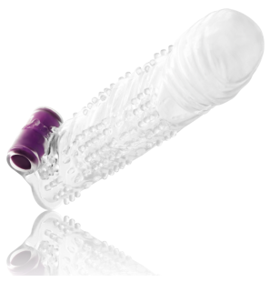 gaine pénienne texturée OHMAMA avec balle vibrante – photo 2