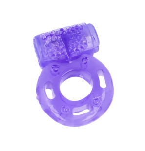 Purple vibrating penis ring for intimate wellness – image 1