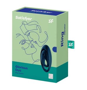 Satisfyer Glorieus Duo blauwe vibrerende penisring – foto 3