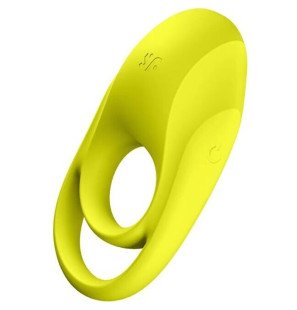 Satisfyer Duo vibrating penis ring, yellow – image 1