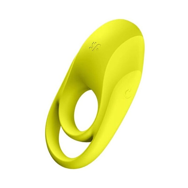 Satisfyer Duo vibrating penis ring, yellow – image 1 Satisfyer Duo vibrating penis ring, yellow – image 1