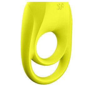Anneau pénien vibrant Satisfyer Duo jaune – photo 2
