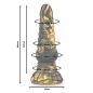 EPIC FURIAS silikonowe dildo 17,6 cm o dużej średnicy – zdjęcie 3
