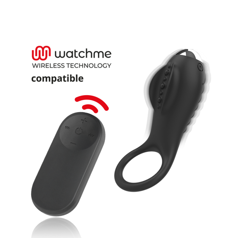 BRILLY GLAM Alan vibrating penis ring with WatchMe remote control – image 1 BRILLY GLAM Alan vibrating penis ring with WatchMe remote control – image 1