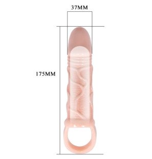 Gaine d’extension pénienne avec sangle pour testicules 13,5 cm – photo 3
