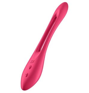 Satisfyer Joy élastique, vibromasseur polyvalent rouge – photo 1