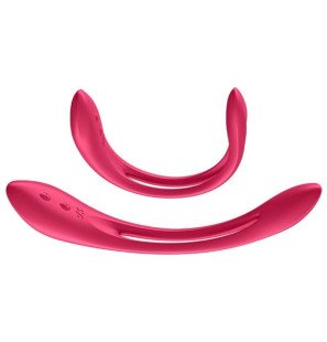 Satisfyer Elastische Joy Multi-Vibrator in Rot – Bild 3