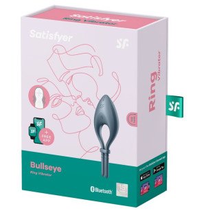 Satisfyer Bullseye anneau pénien vibrant contrôlé par application gris – photo 3