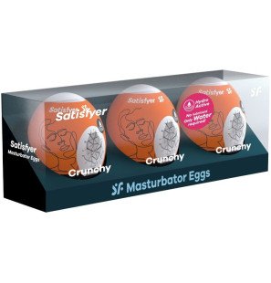 Satisfyer Eggs – zestaw 3 jajek masturbacyjnych dla urozmaicenia – zdjęcie 2