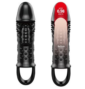 Pretty Love Cecelia – schwarze Penisschuhe für Erwachsene – Bild 1