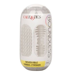 Odwracalny prążkowany masturbator CALEXOTICS 11,5 cm – zdjęcie 1