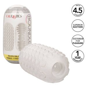Odwracalny prążkowany masturbator CALEXOTICS 11,5 cm – zdjęcie 2