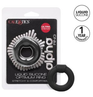 CALEXOTICS Alpha Optimum niet-vibrerende penisring zwart