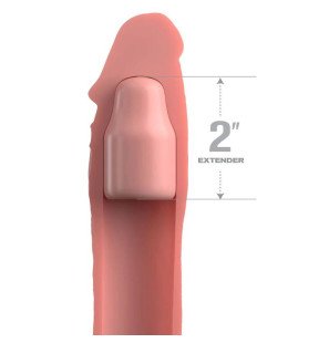 Fantasy X-Tensions manchon pénien avec plug de 8 inch et 2 inch – photo 2