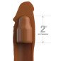FANTASY X-TENSIONS manchon pénien avec plug 20,32 cm couleur caramel – photo 2