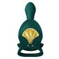 Anneau pénien vibrant ZALO Bayek avec télécommande pour couples, vert – photo 4