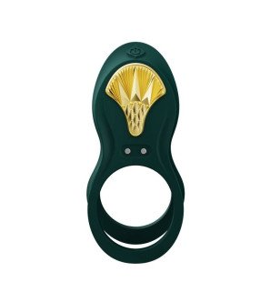 Anneau pénien vibrant ZALO Bayek avec télécommande pour couples, vert – photo 8