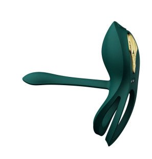 Anneau pénien vibrant ZALO Bayek avec télécommande pour couples, vert – photo 12