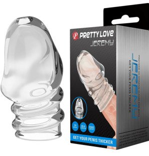 Pretty Love Jeremy, manchon pénien transparent pour le bien-être intime – photo 2
