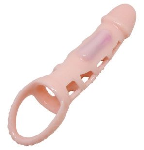 Pretty Love Harrison vibrierende Penisverlängerungsmanschette mit Haltegurt 13,5 cm – Bild 1