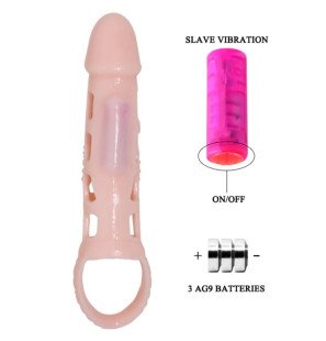 Pretty Love Harrison vibrierende Penisverlängerungsmanschette mit Haltegurt 13,5 cm – Bild 5