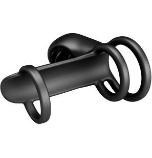 Pretty Love Jammy gaine pénienne avec 12 vibrations et langue en silicone rechargeable – photo 2