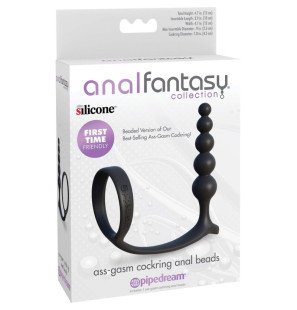 Analperlen mit Penisring 4 cm – Bild 4