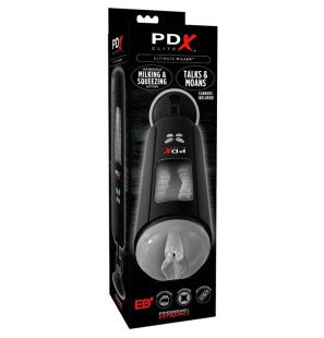 PDX Elite masturbator met stem voor intieme wellness, 8,4 cm – foto 5