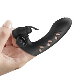 Pretty Love Vance Black Rabbit manchon vibrant pour doigt – photo 6