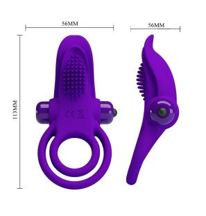 Pretty Love Purple Vibrating Penis Ring – image 6