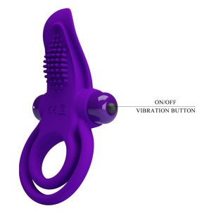 Pretty Love Purple Vibrating Penis Ring – image 7