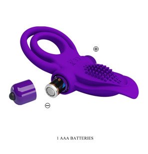Pretty Love Purple Vibrating Penis Ring – image 8